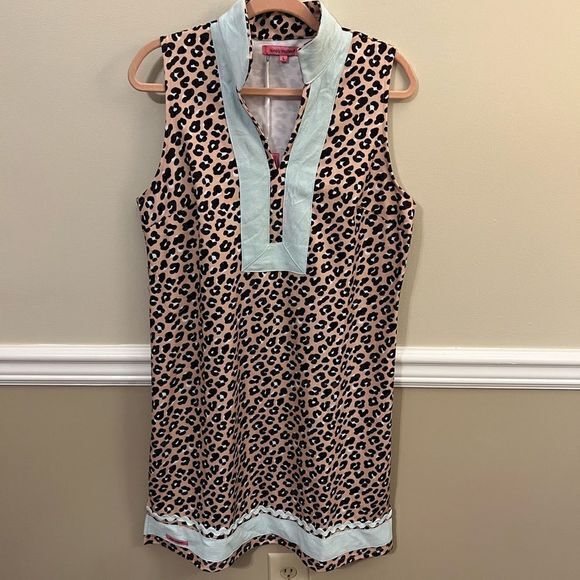 NWT Simply Southern Women's Tunic Shift Dress Leopard Print Multicolor Large - Picture 1 of 5
